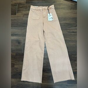 NWT Oat New York high rise wide leg women’s size 2 jeans